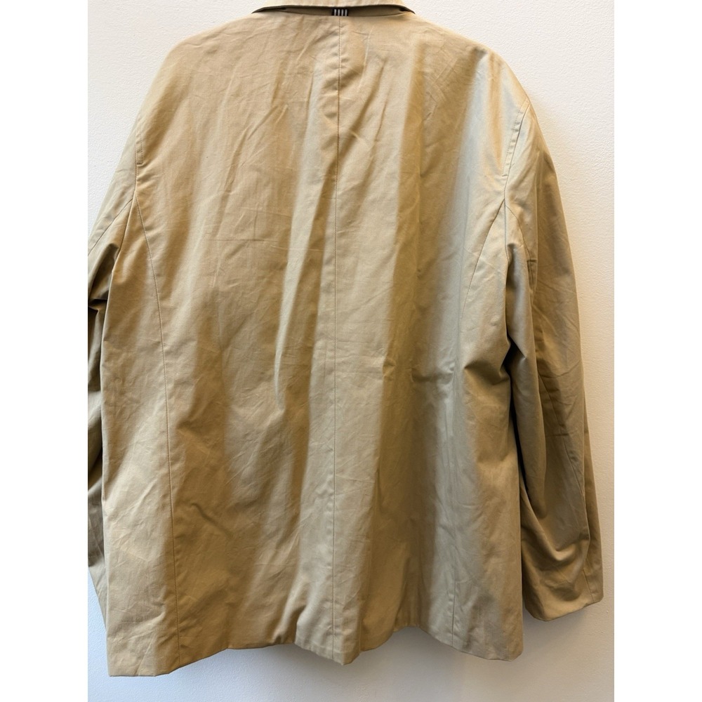Five Four Lightweight Khaki Jacket Modern Tailored Cotton Work Golf Casual Churc - Picture 13 of 15